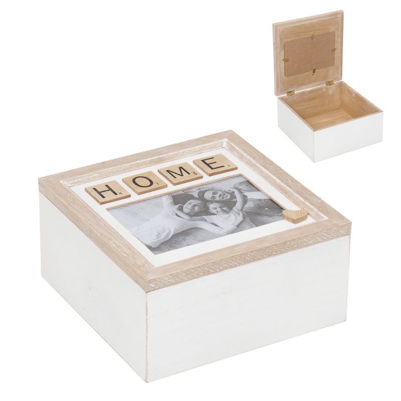 CAJA PORTAFOTOS HOME