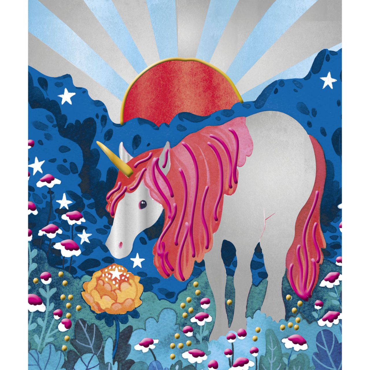 PINTURAS NACARADAS Y EN 3D UNICORNIOS