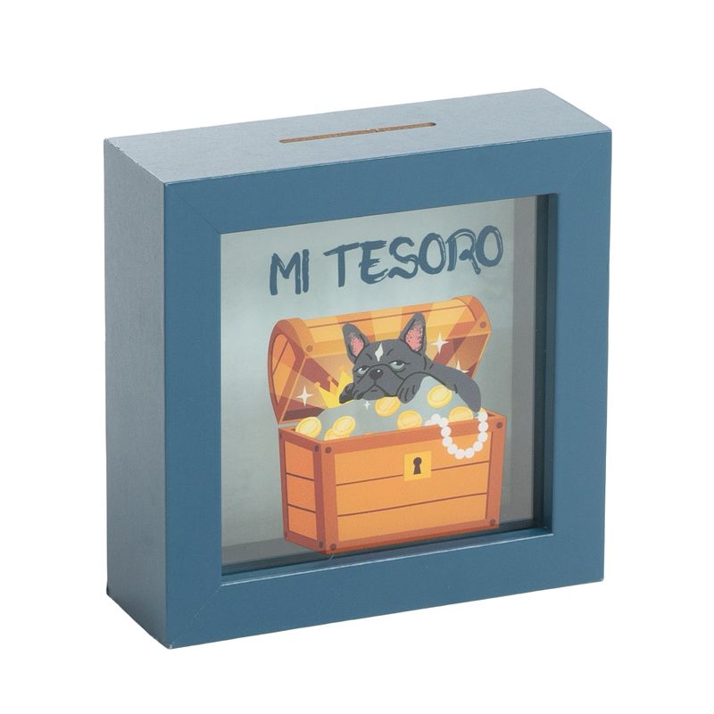 Hucha de Madera “Mi Tesoro” Diseño Perro