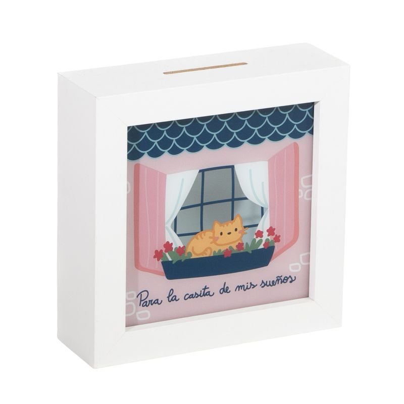 Hucha de Madera “Para la Casita de Mis Sueños”