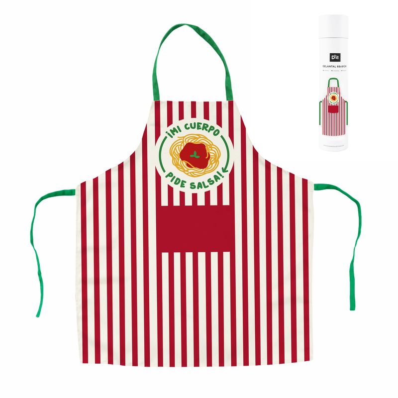 Delantal de Cocina “Mi Cuerpo Pide Salsa”