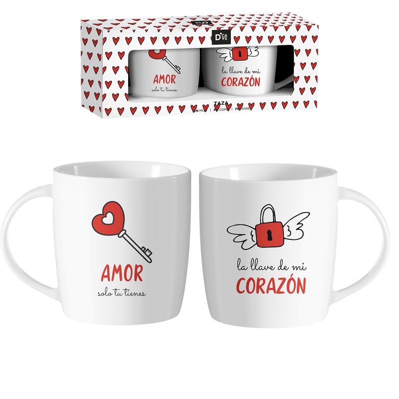 Juego Mugs Amor