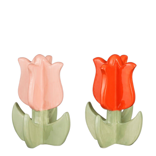 Decoración tulipán 11cm - 2 colores
