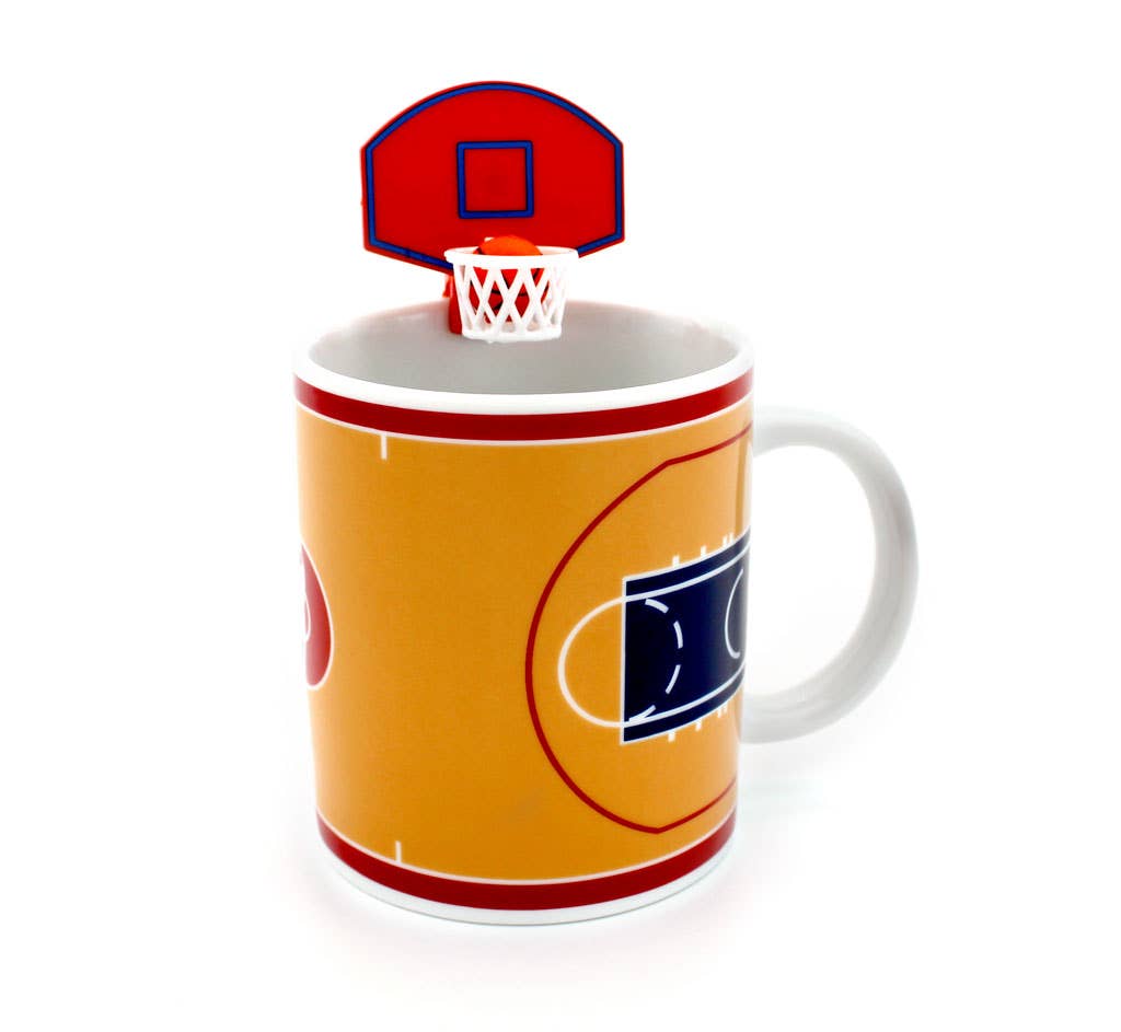 Taza de café deportiva baloncesto