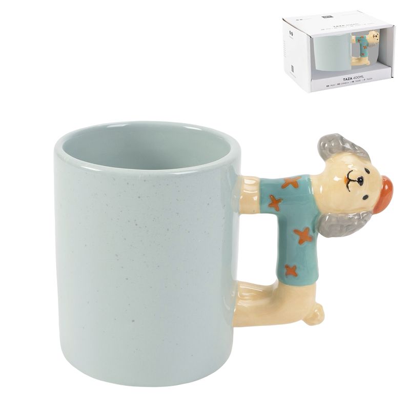 Taza Mug de Cerámica 430ml con Asa de Perro