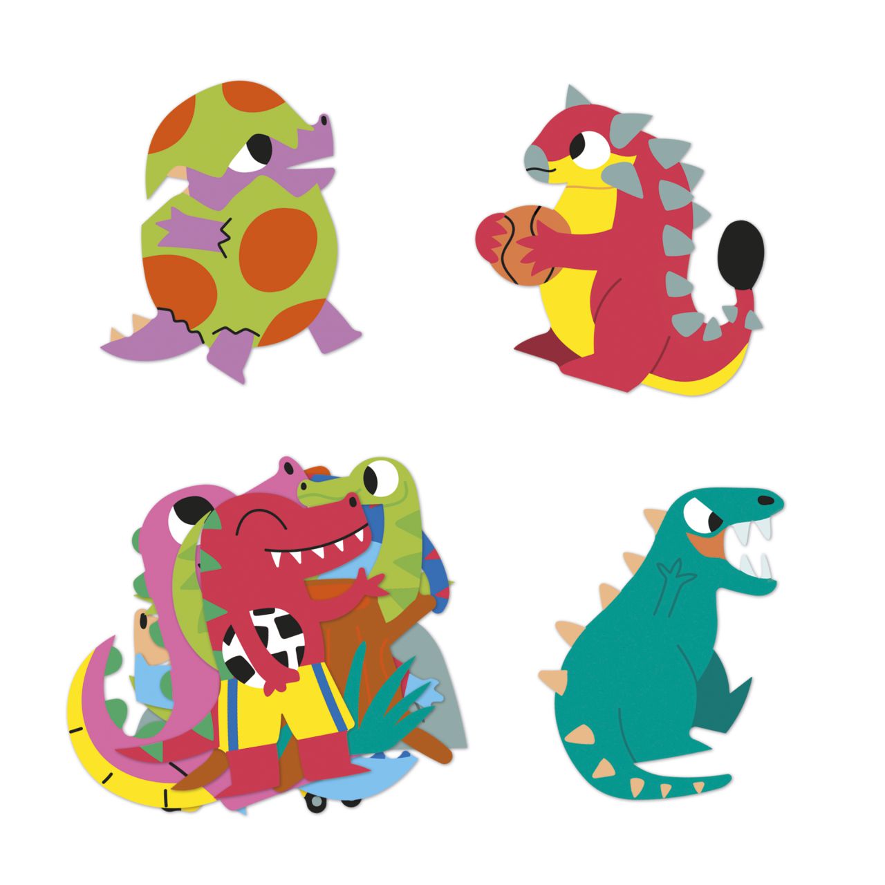 100 PEGATINAS - DINOSAURIOS