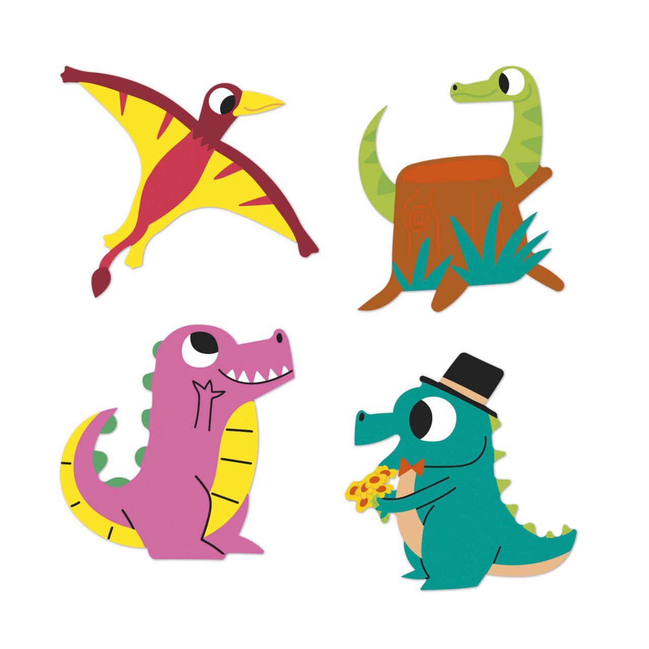 100 PEGATINAS - DINOSAURIOS