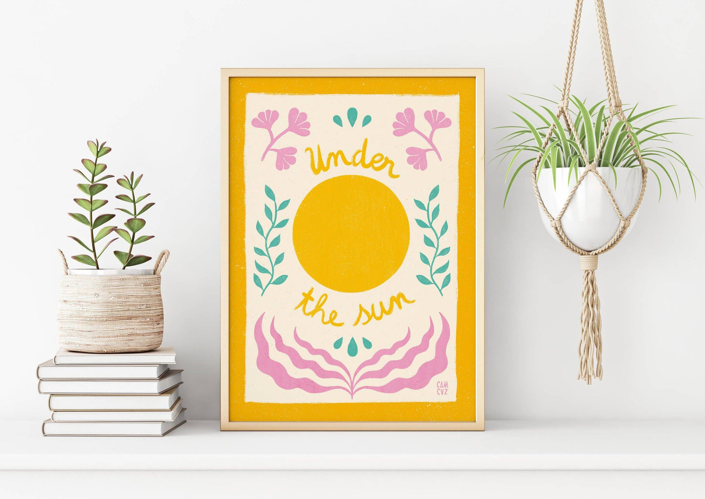 Bajo el sol | decoración de póster de sol, Navidad