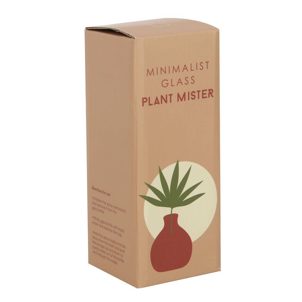 Plant Mister de vidrio minimalista rosa