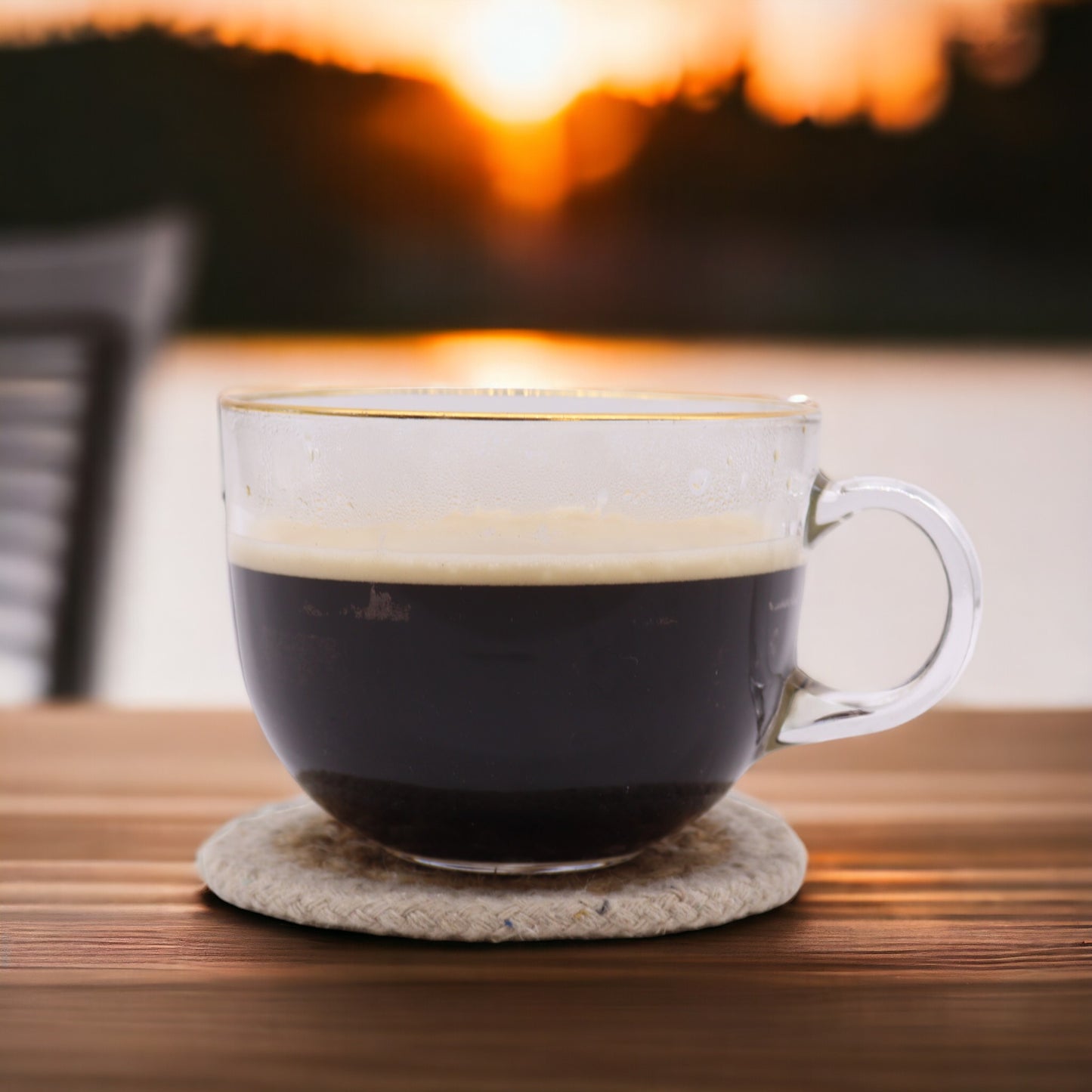 POSAVASOS NATURAL YUTE Y ALGODON 10CM JUEGO DE 4UD