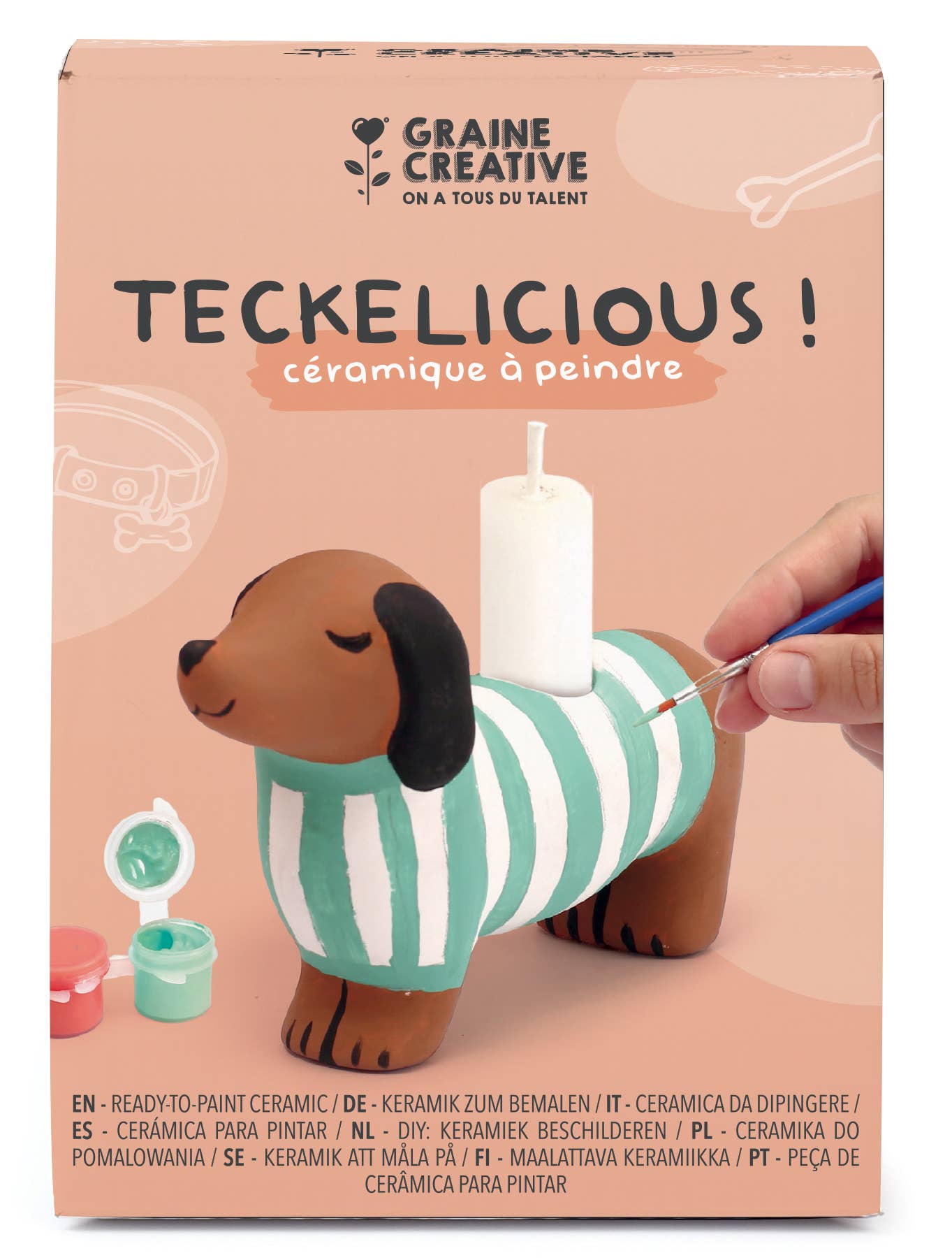 KIT CERÁMICA dachshund