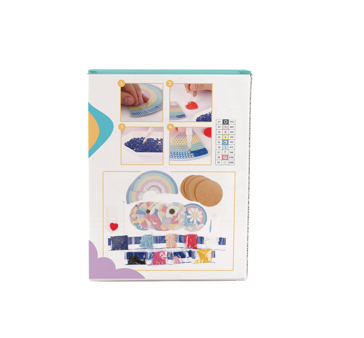 KIT DE POSAVASOS CON STRASS - POP