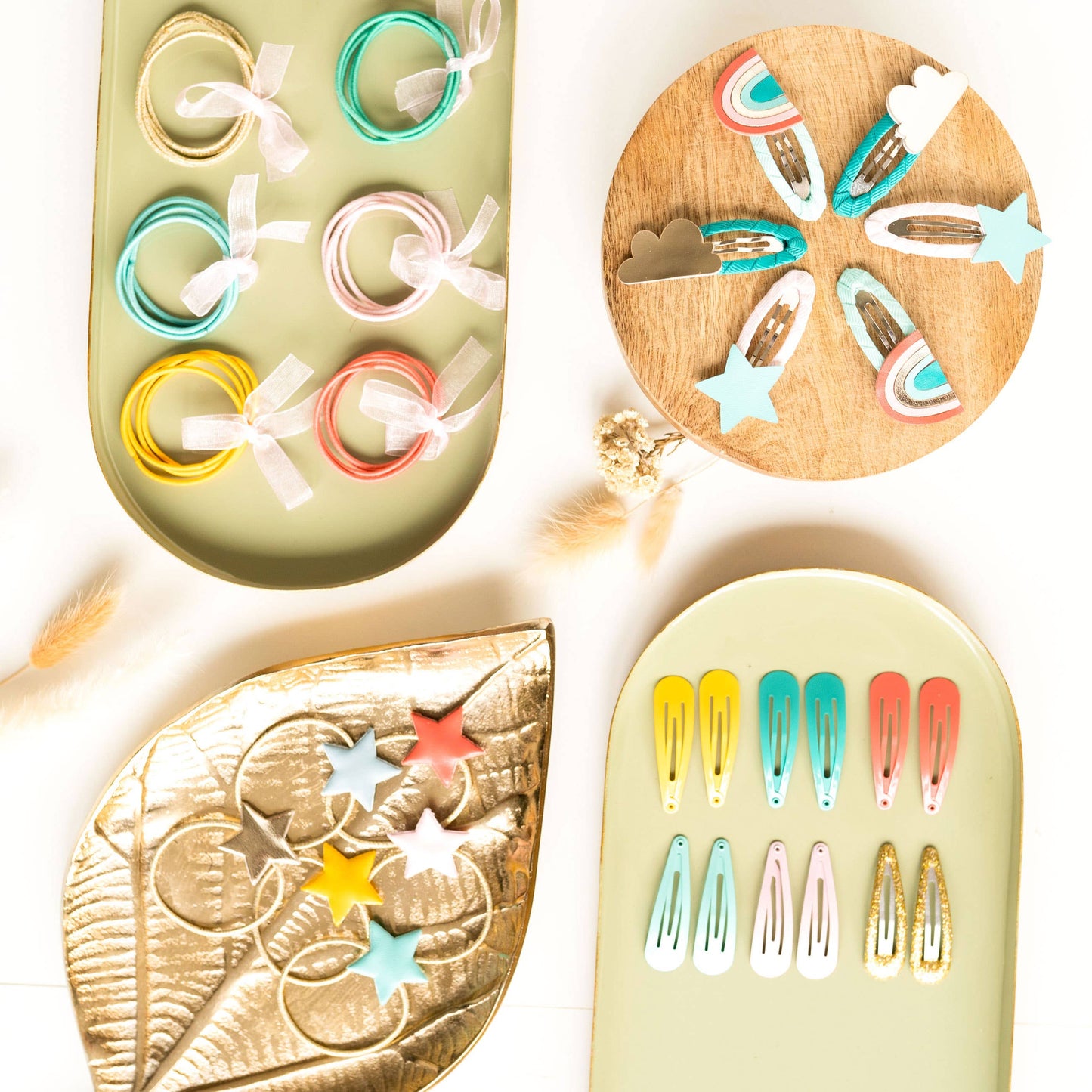 SET 48 PIEZAS ACCESORIOS PARA EL CABELLO