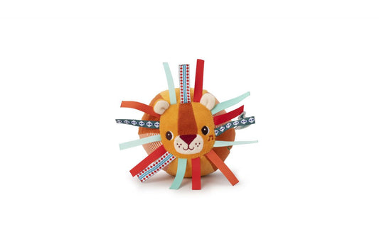 Pelota Sensorial "Jack" con Forma de León - Juguete de Estimulación para Bebés