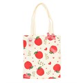 Bolsa de polialgodón con estampado de manzanas