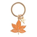 Llavero de hoja mágica de otoño