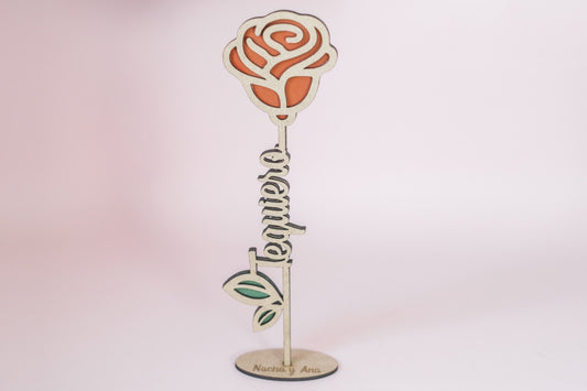 Rosa de Madera Grande