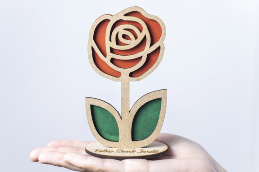 Mini Rosa Madera
