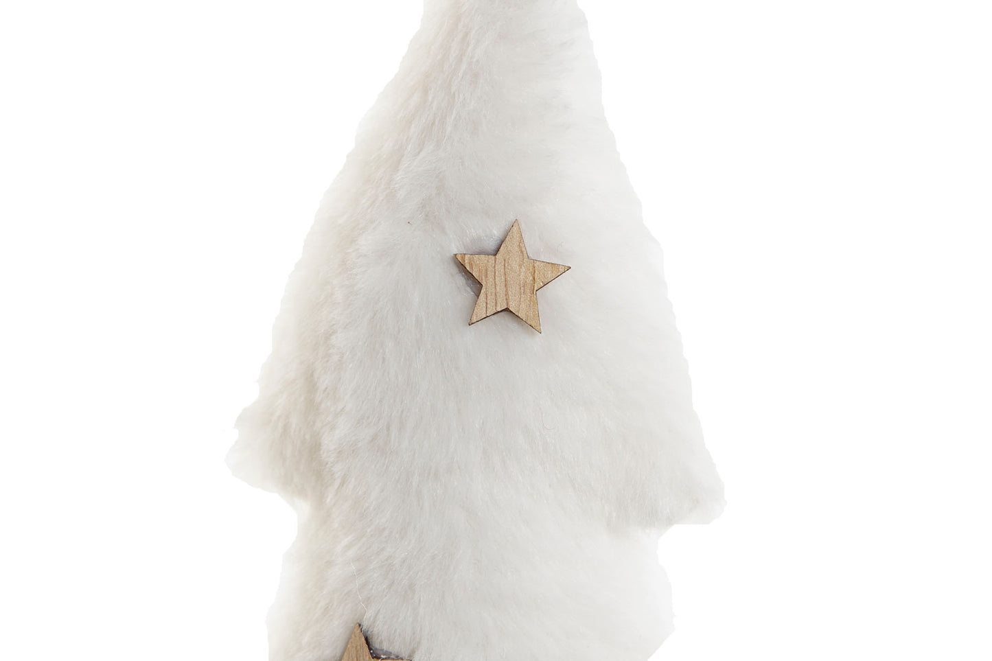 Árbol Decorativo de Navidad con Tela Suave y Estrellas – 30 cm