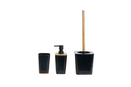 BAÑO SET 3 PIEZAS BAMBÚ