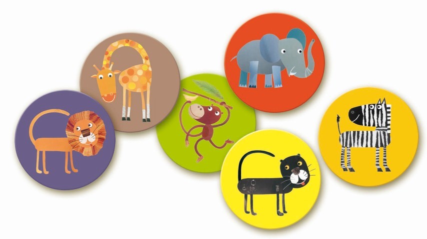 Juego de Memoria Infantil Animales de la Jungla – Djeco