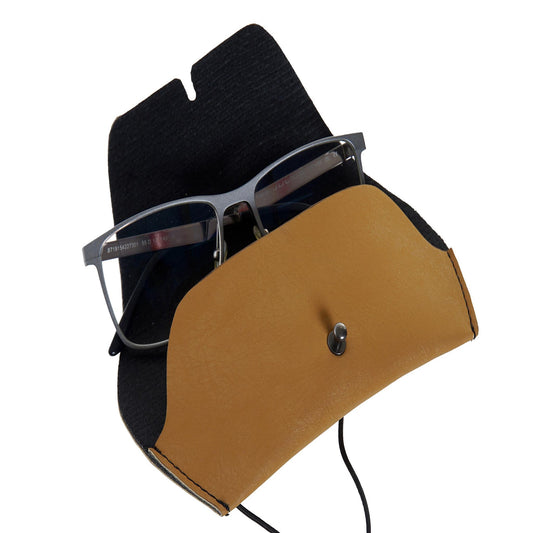 Funda para Gafas de Cuero Sintético - 4 Colores 🎨