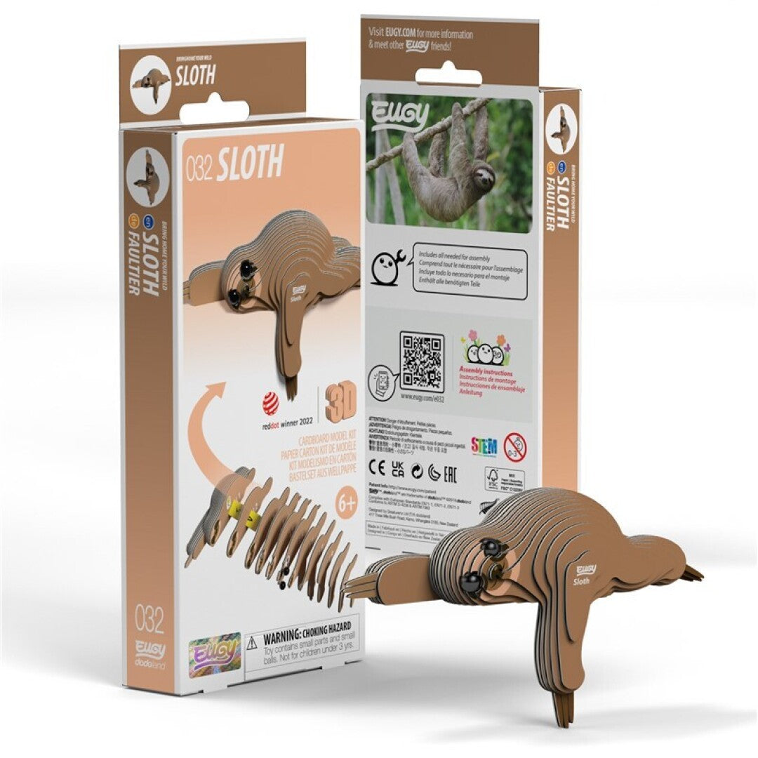 Puzzle 3D Eugy Perezoso para Montar