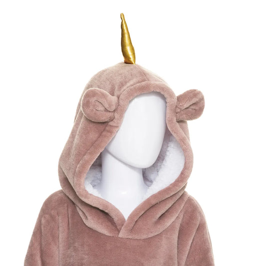 Sudadera Manta Infantil – Unicornio o Dinosaurio (3 a 10 años)