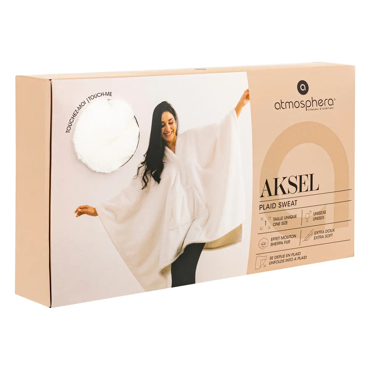 Poncho Manta con Capucha y Bolsillo