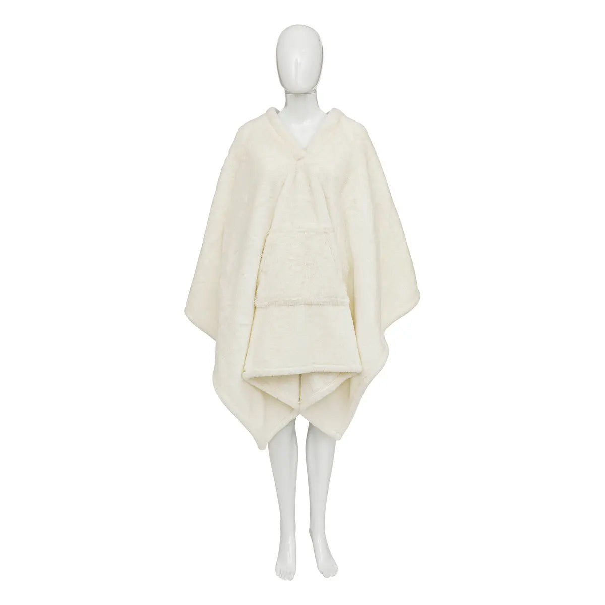 Poncho Manta con Capucha y Bolsillo