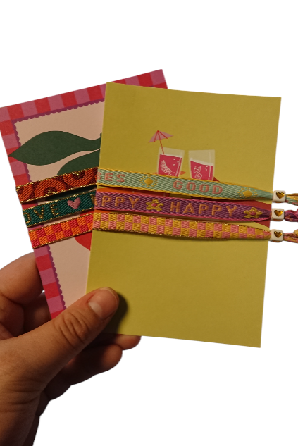 Set 3 Pulseras Tarjeta Cóctel