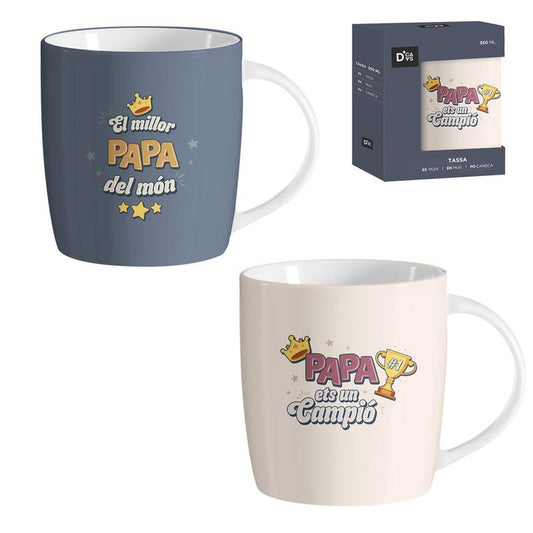 Taza Papá Català 350 ml - "El Millor Papa del Món"