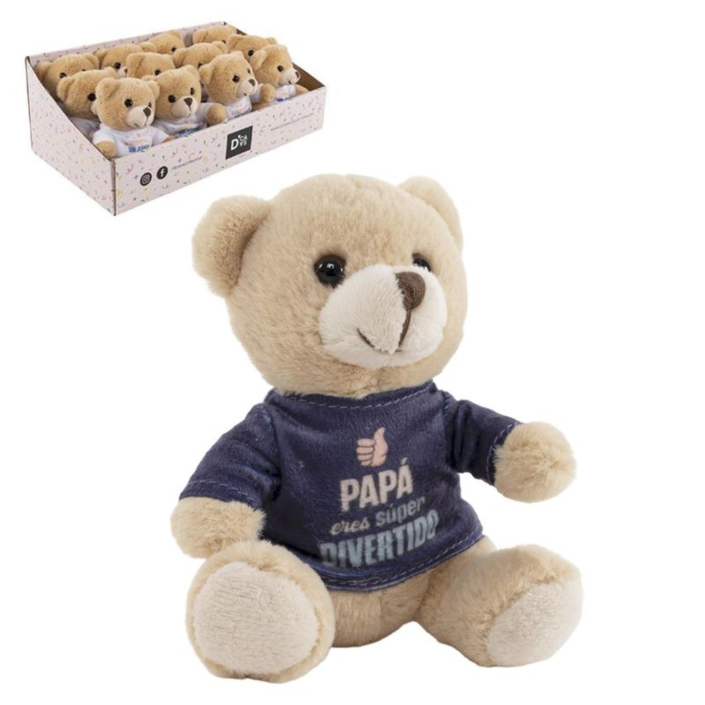 Peluche Papá - Osito de Felpa con Mensaje Especial