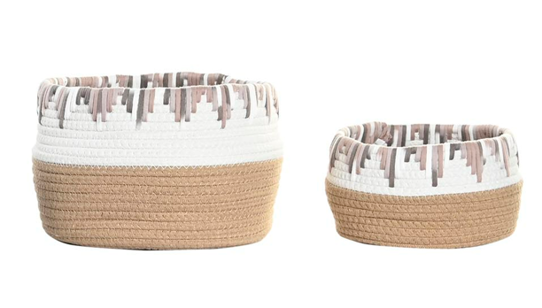 SET CESTA FIBRA ALGODÓN.