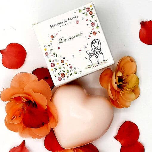 Jabón corazón rosa