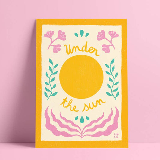 Bajo el sol | decoración de póster de sol, Navidad