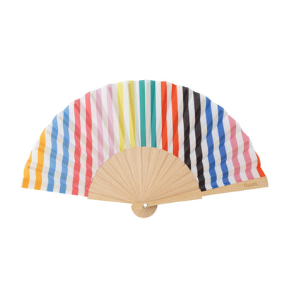 Abanico Mini Rayas Multicolor