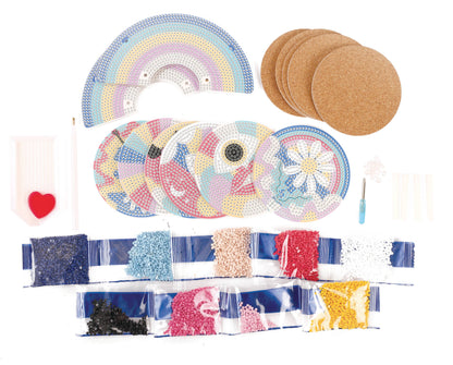 KIT DE POSAVASOS CON STRASS - POP