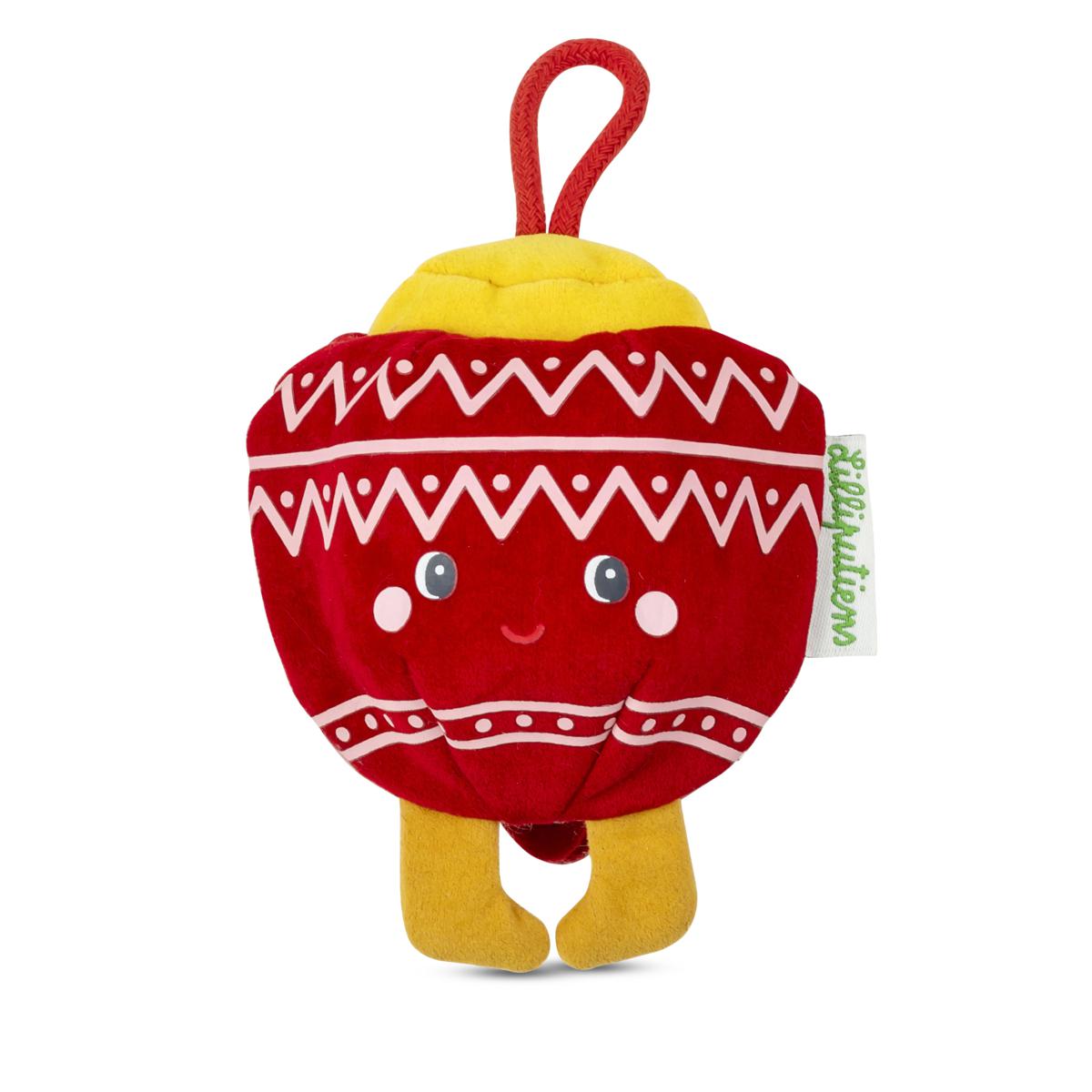 BOLA NAVIDAD Y DUENDE REVERSIBLES ROSA