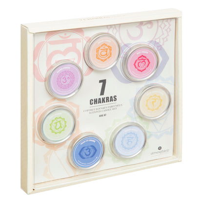 JUEGO DE VELAS 7 CHAKRAS