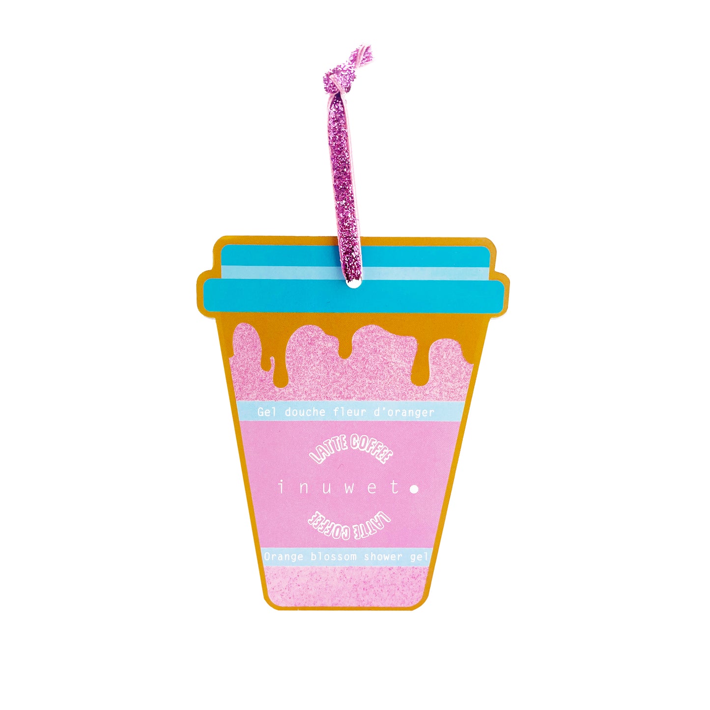 BOLA ÁRBOL CAFE LATTE SANTA: mini gel de baño flor de naranjo 20ml