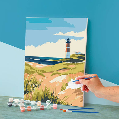 PINTURA POR NÚMERO 30 x 40 - FARO