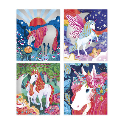PINTURAS NACARADAS Y EN 3D UNICORNIOS