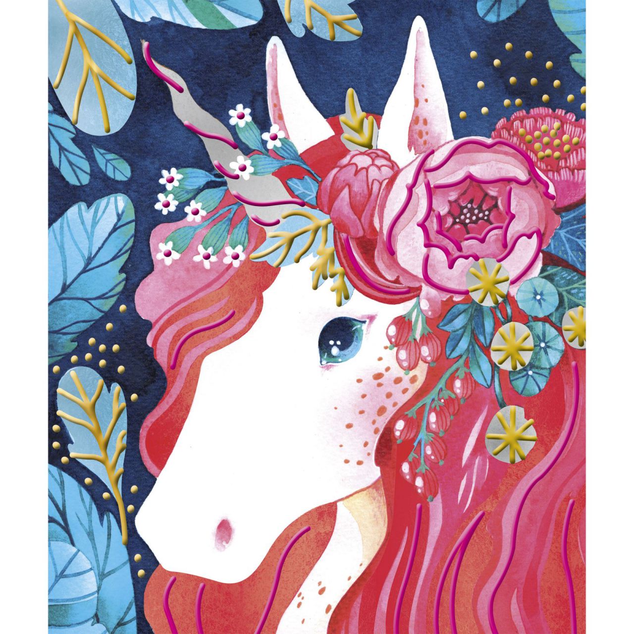 PINTURAS NACARADAS Y EN 3D UNICORNIOS