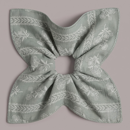 Coletero cuadrado: Une fleur beige