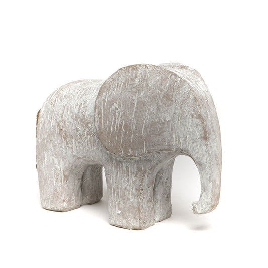 Figura Elefante Decorativa M – Estilo Vintage y Rústico para el Hogar