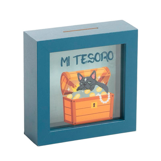 Hucha de Madera “Mi Tesoro” Diseño Perro