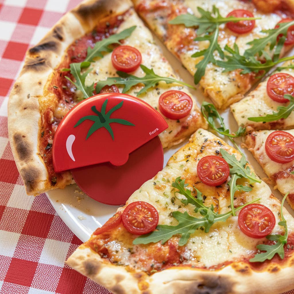 Corta pizza tomate