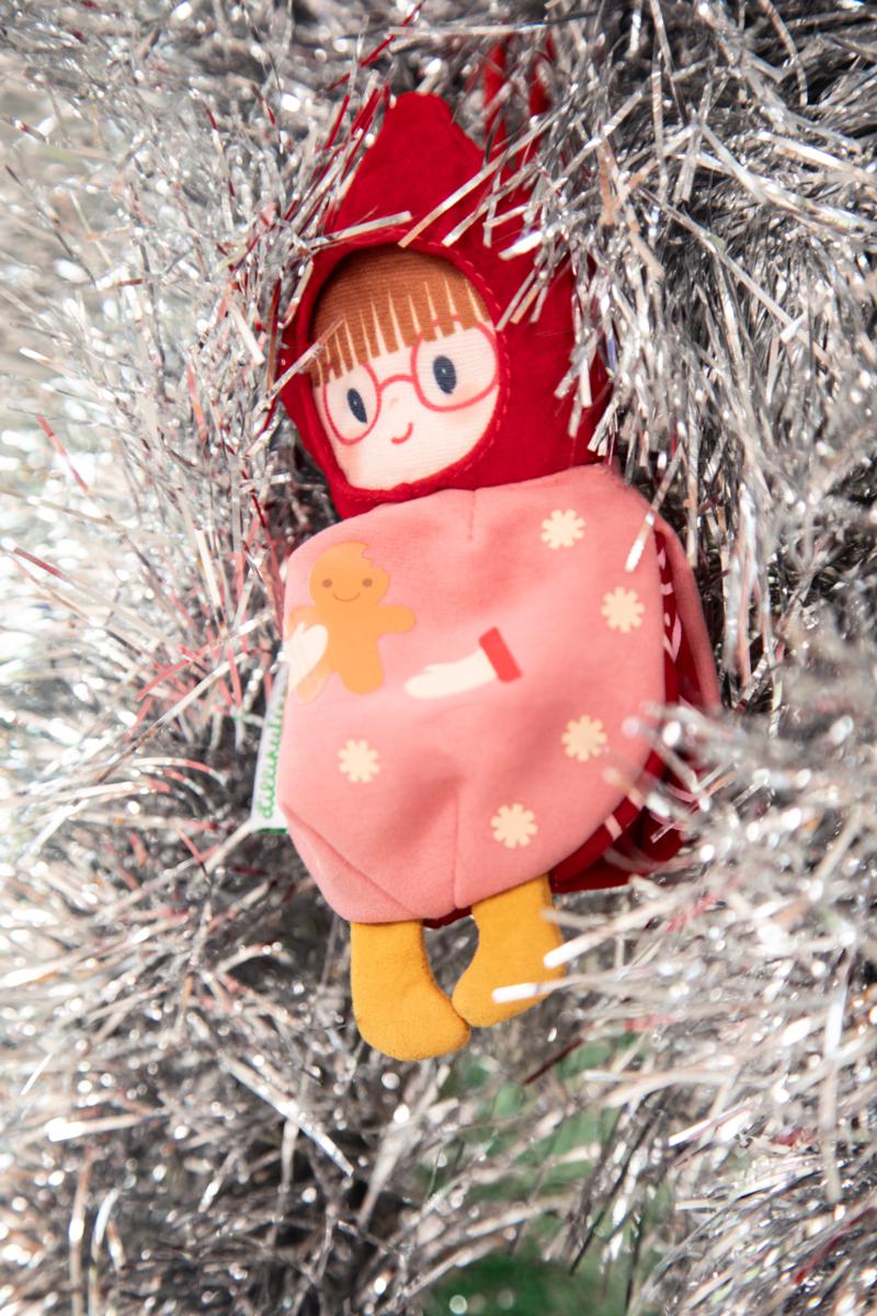 BOLA NAVIDAD Y DUENDE REVERSIBLES ROSA