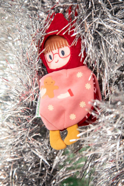 BOLA NAVIDAD Y DUENDE REVERSIBLES ROSA